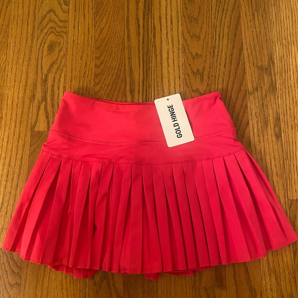 ❗️SALE❗️Gold Hinge Pink Skirt
